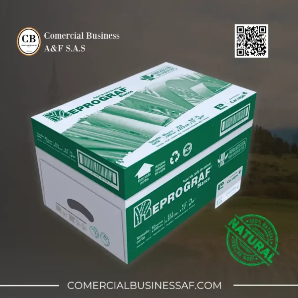 Caja Papel Láser Carta Blanco 75gr x 10 resmas