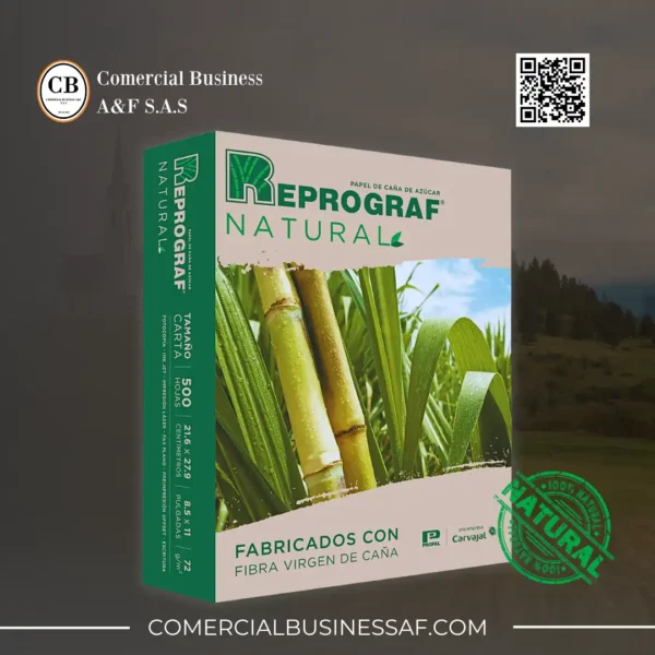 Resma De Papel Carta Natural 72gr x 500 hojas